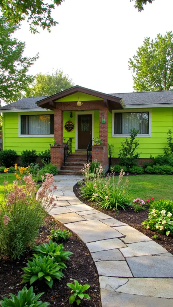 vibrant retro charm home