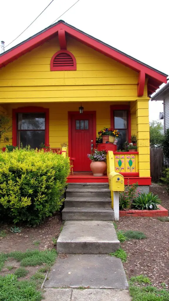 vibrant retro color explosion