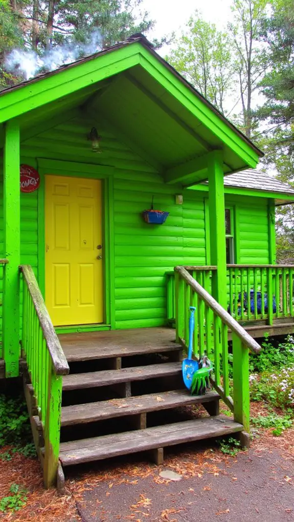 vibrant rustic cozy retreat