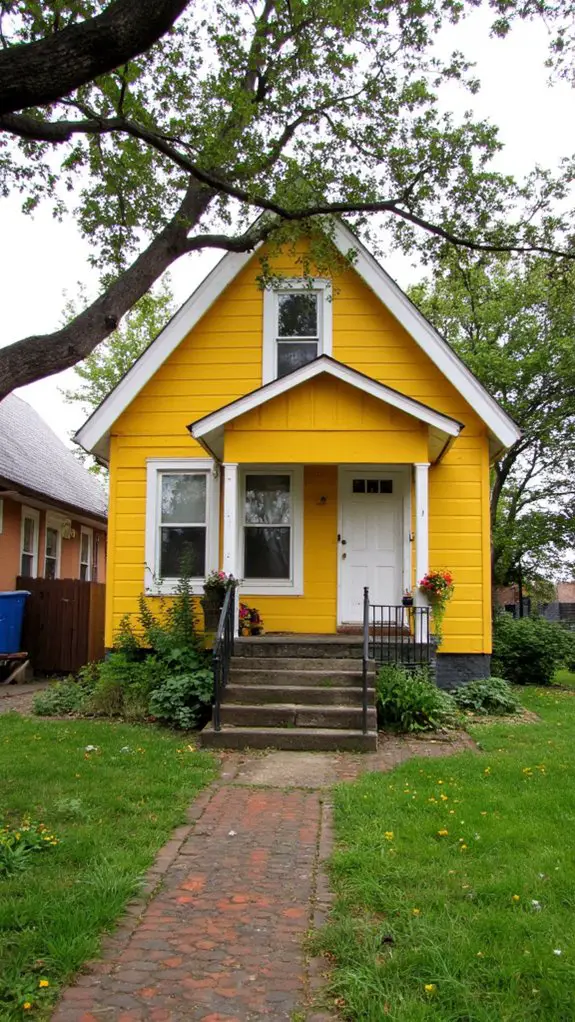 vibrant saffron yellow transformation