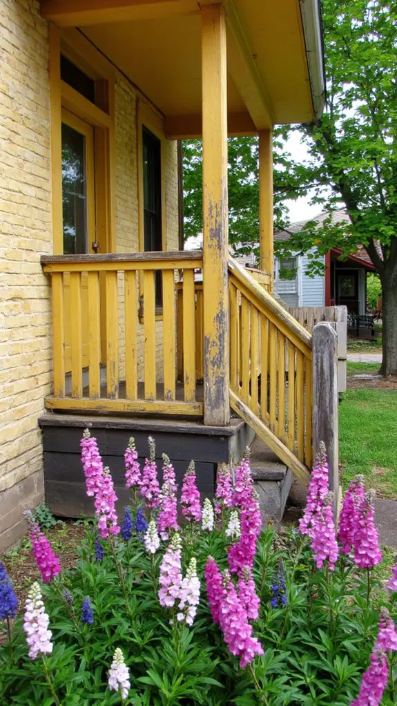 vibrant snapdragons enhance garden