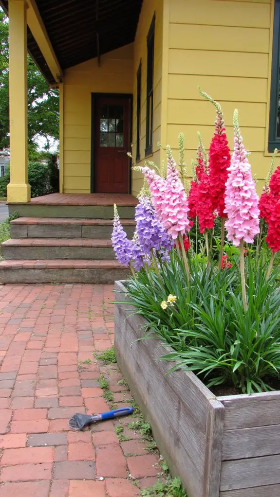 vibrant snapdragons for height