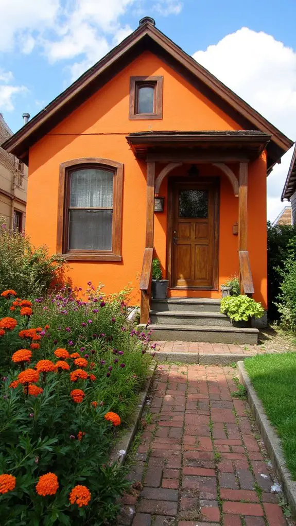 vibrant tangerine maple pairing