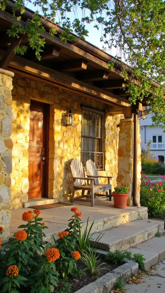 vibrant textured stone design