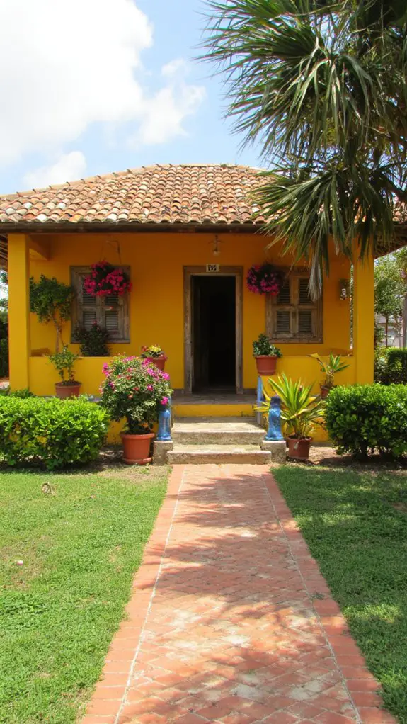 vibrant tropical color palette