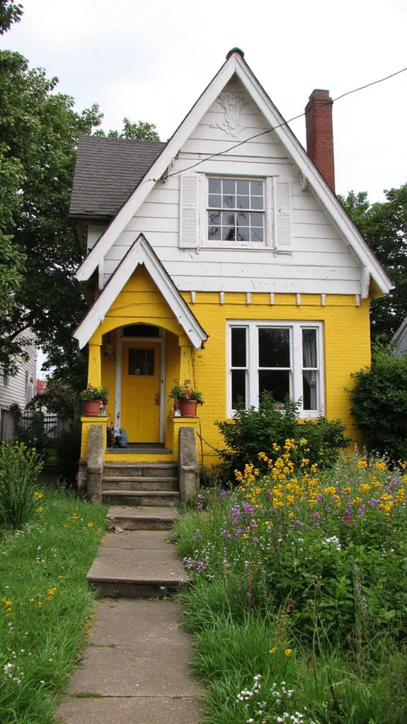 vibrant tudor architectural charm