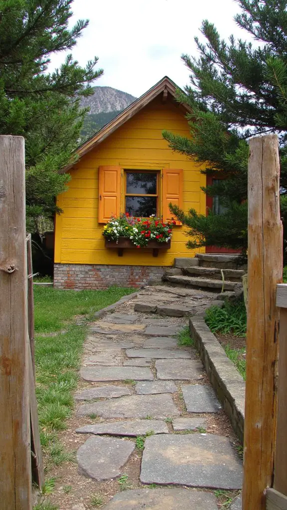 vibrant uplifting mountain retreat