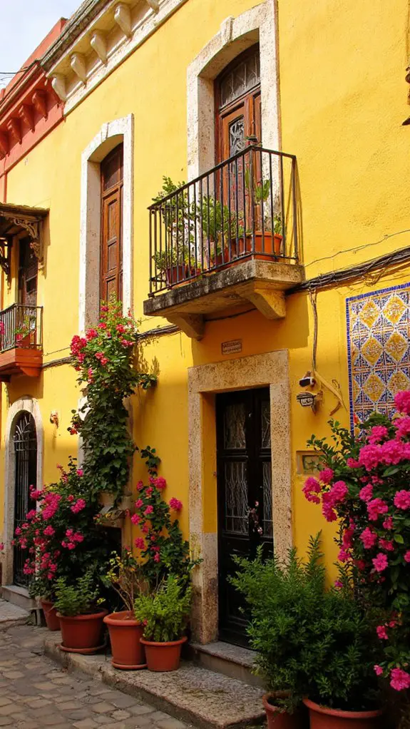 vibrant urban artistic contrast