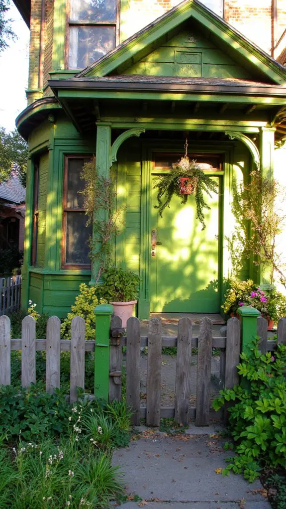 vibrant vintage home exterior