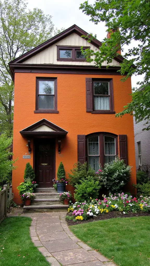 vibrant warm color contrast