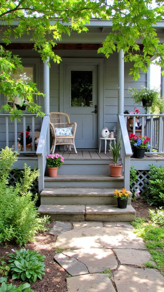 vibrant whimsical garden retreat