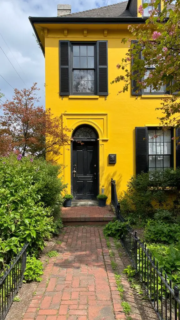 vibrant yellow bold contrast