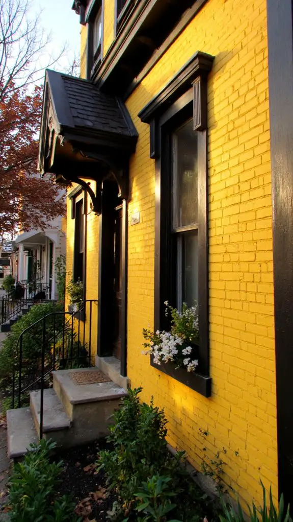 vibrant yellow bold contrast