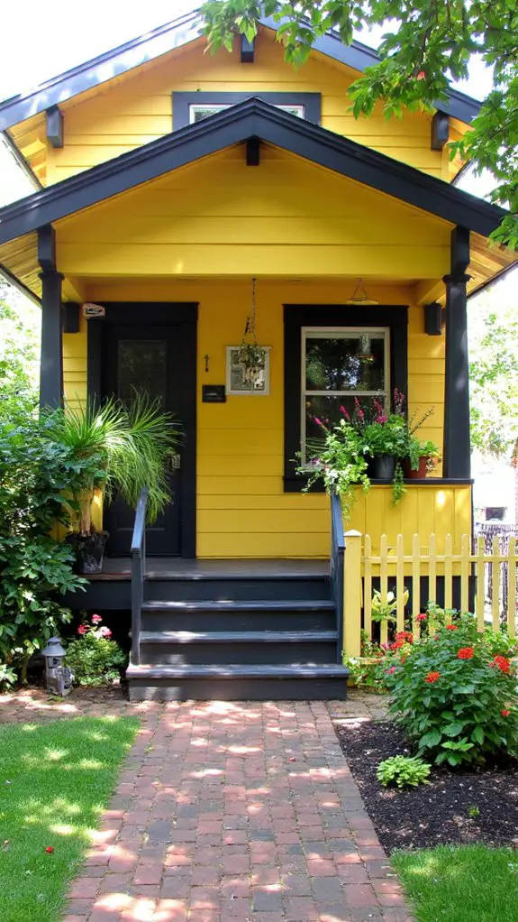 vibrant yellow bold contrast