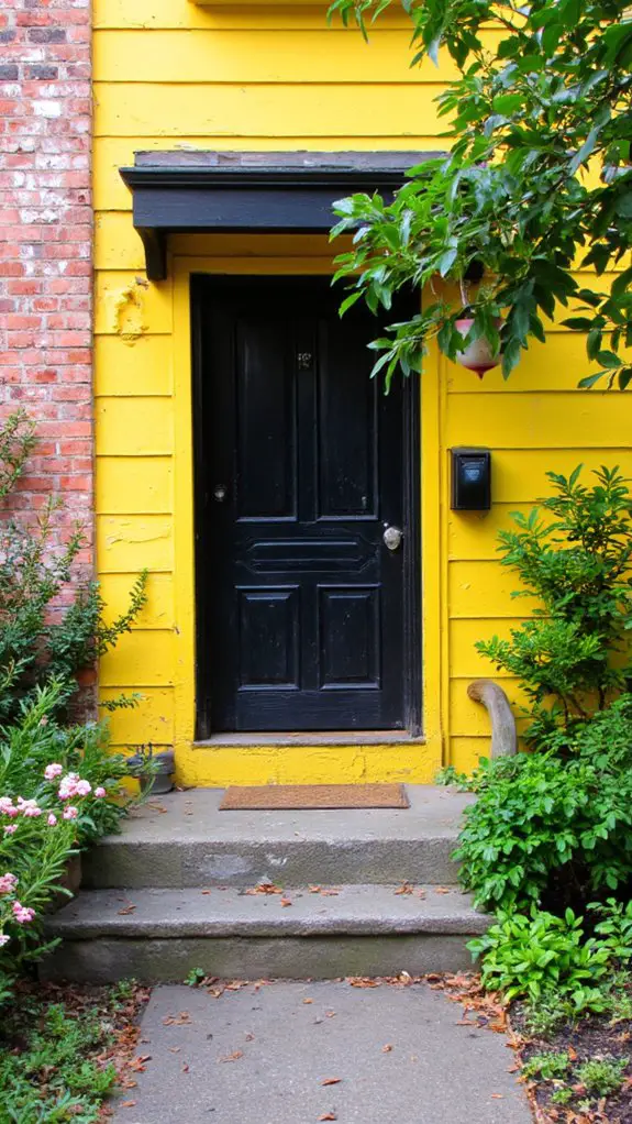 vibrant yellow classic black