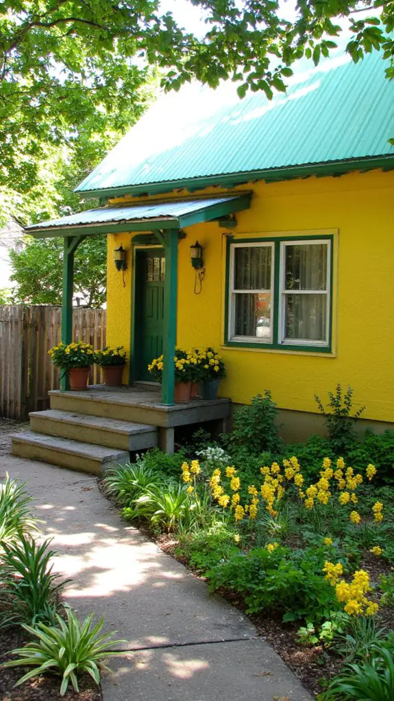 vibrant yellow green harmony