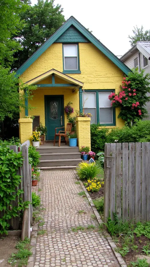 vibrant yellow green harmony