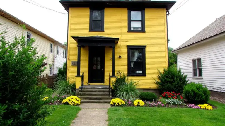 vibrant yellow house designs