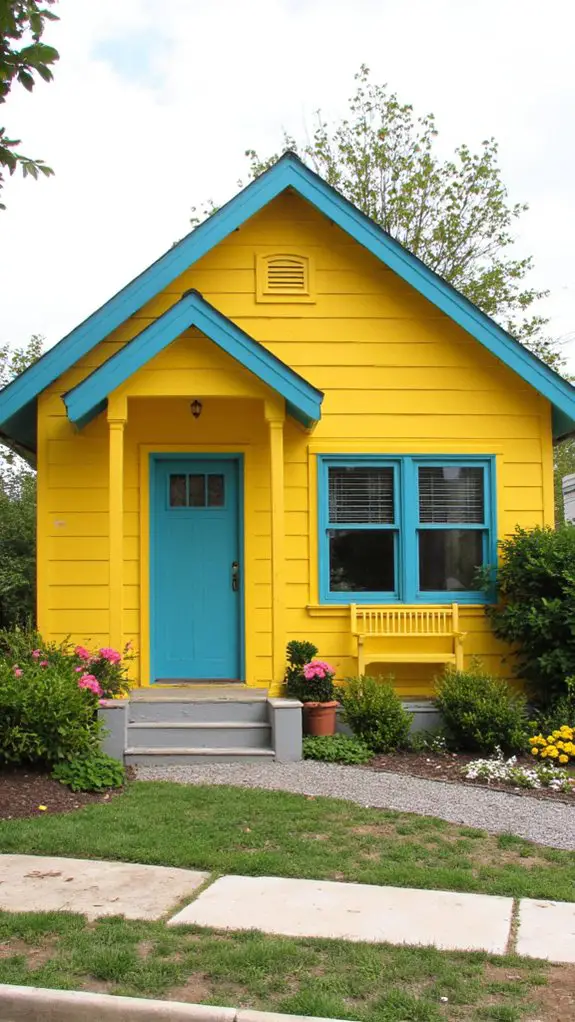 vibrant yellow minimalist elegance