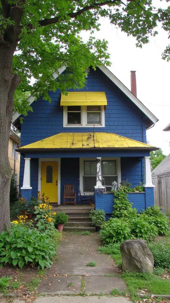vibrant yellow roof choice