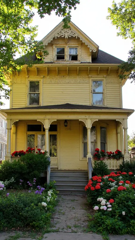 victorian charm in yellow
