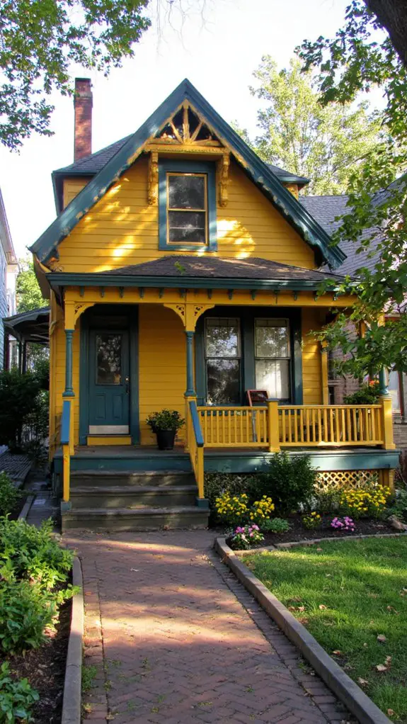victorian charm with vibrancy