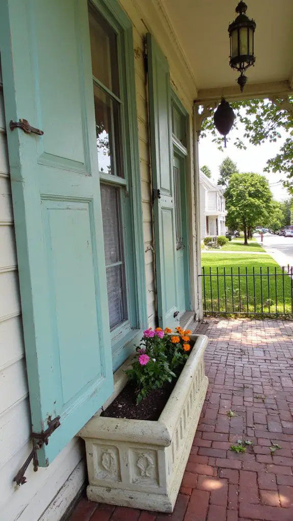 victorian home with shutters