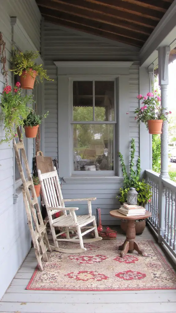 vintage charm on porch