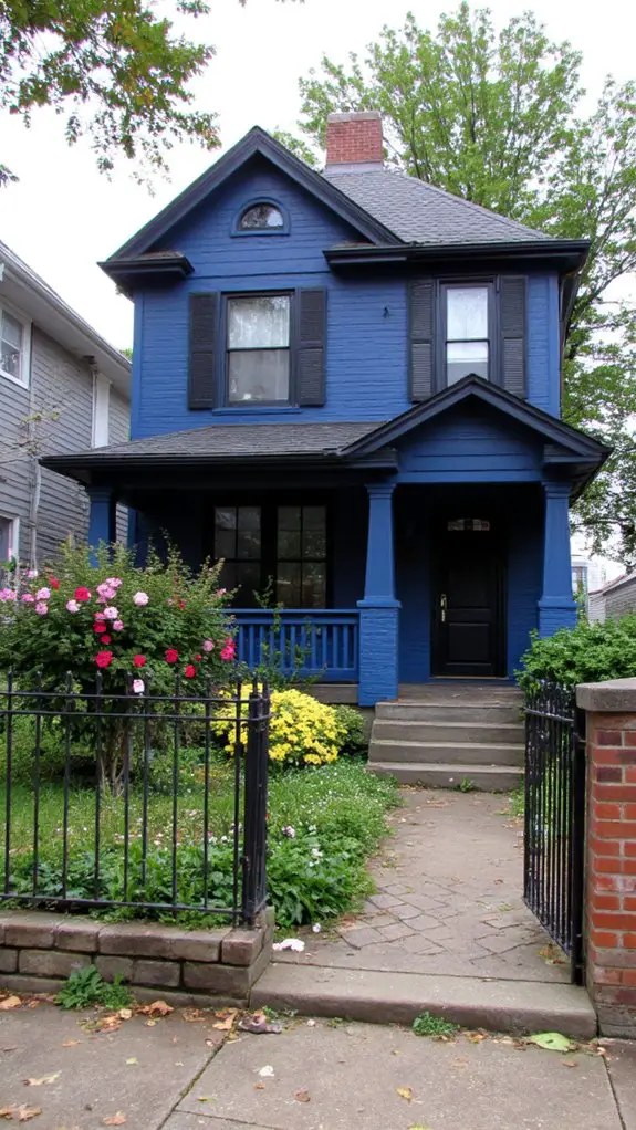 vintage elegance with contrast