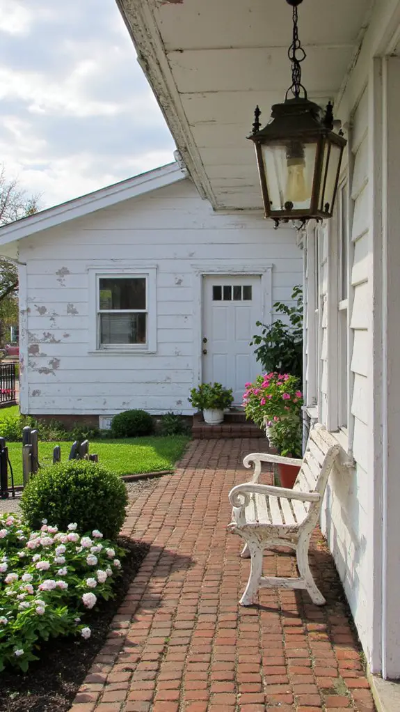 vintage fixtures enhance ambiance