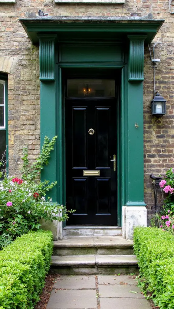 vintage green sleek black