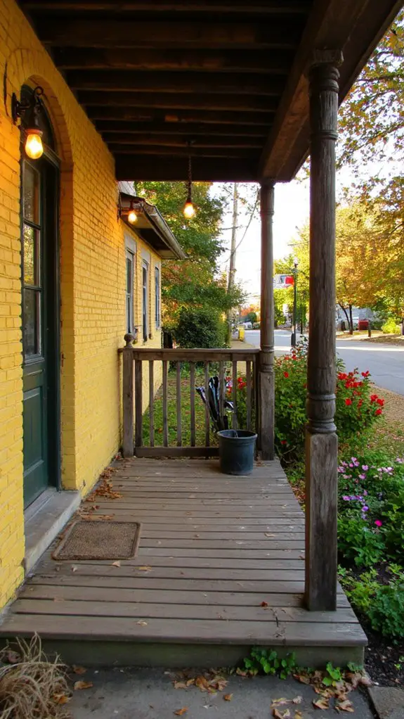 vintage lighting enhances charm