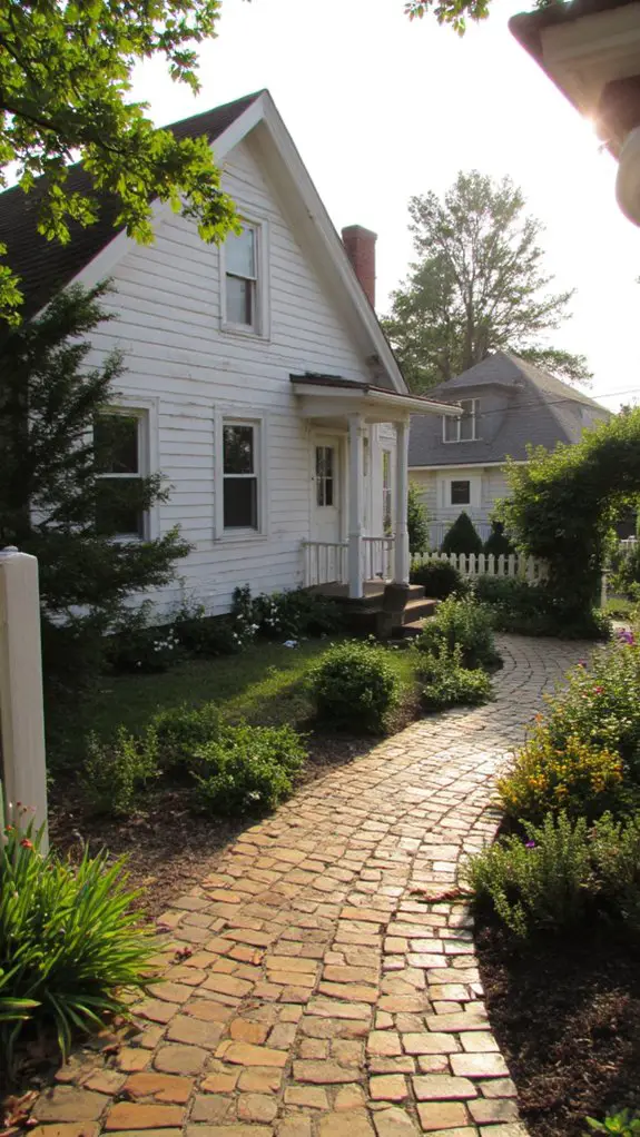 warm ambient lighting pathways