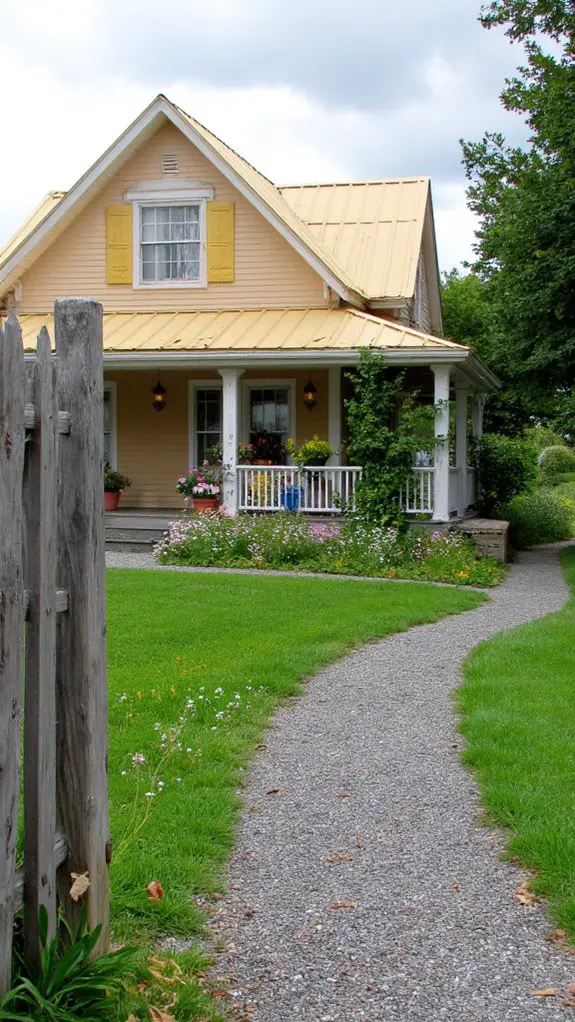warm beige and yellow charm