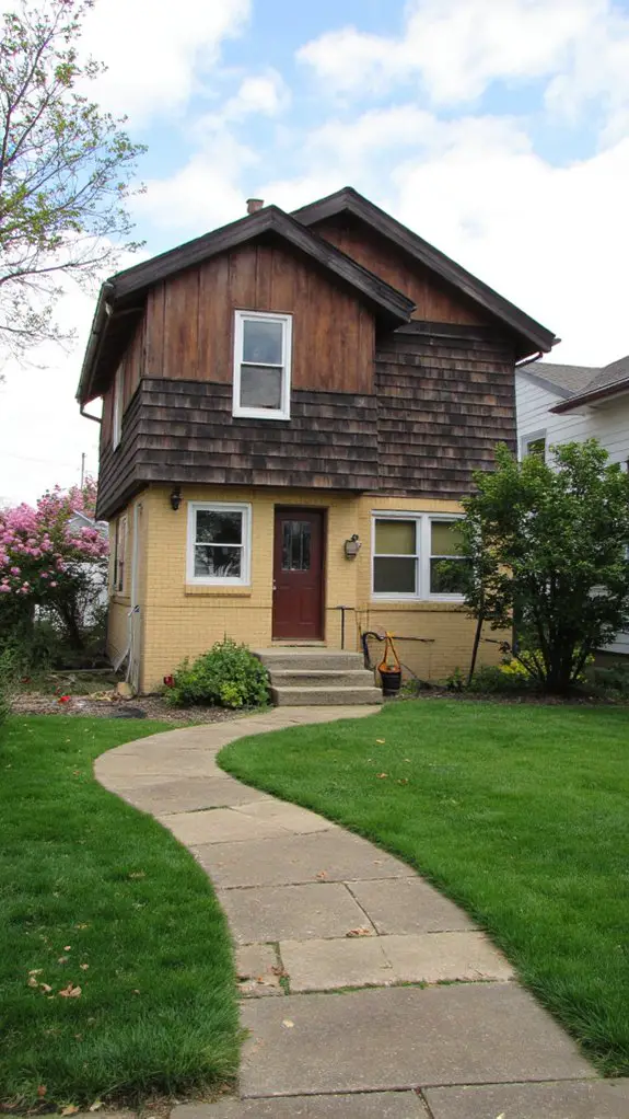 warm buff dark walnut