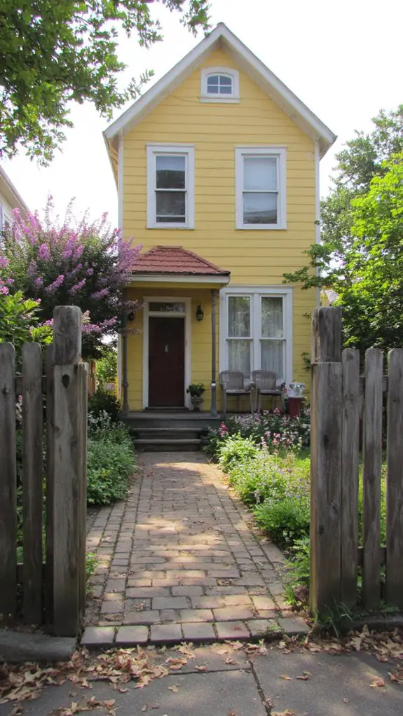 warm charming inviting exterior