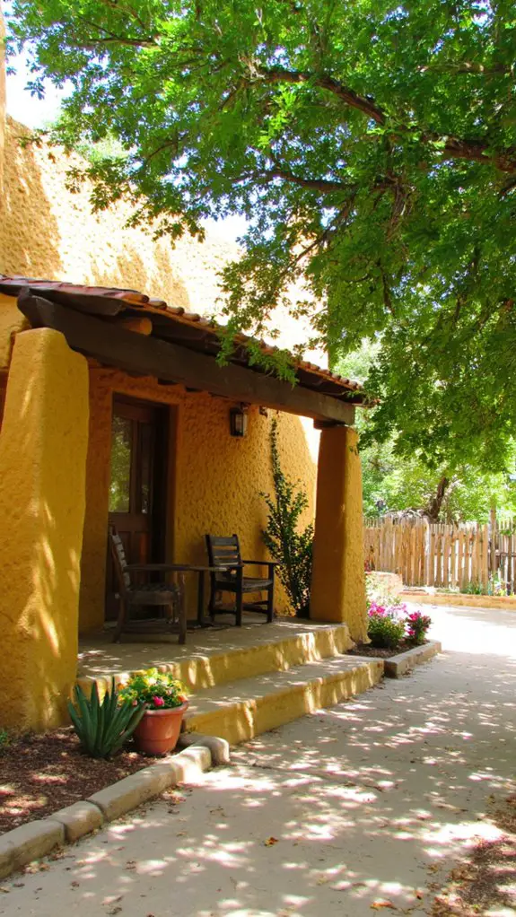 warm earthy adobe retreat