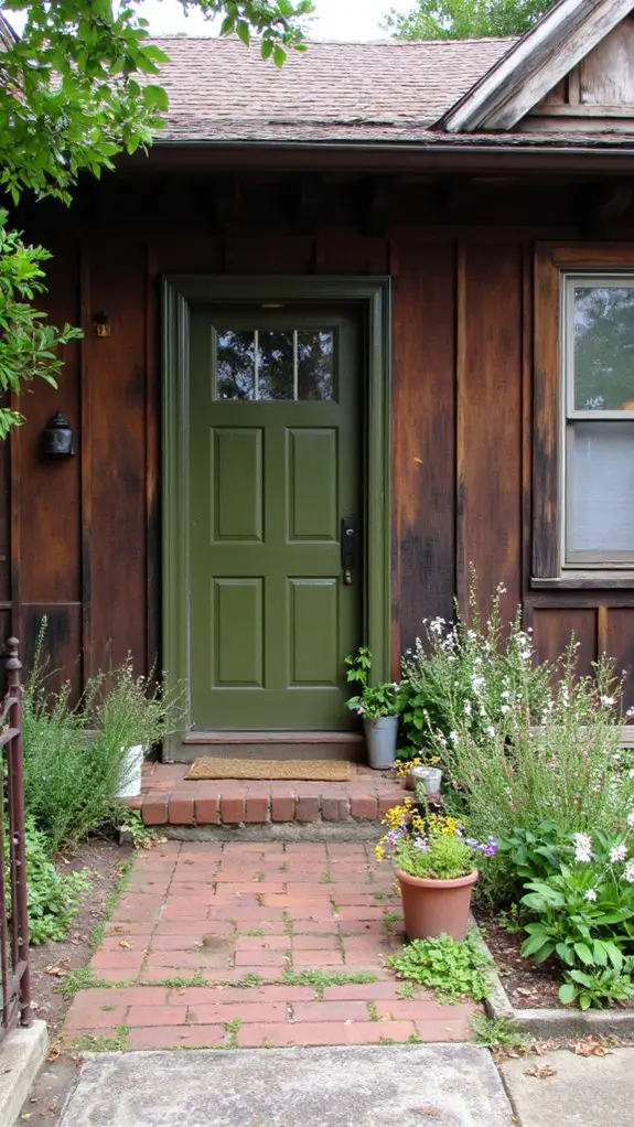 warm earthy exterior elegance