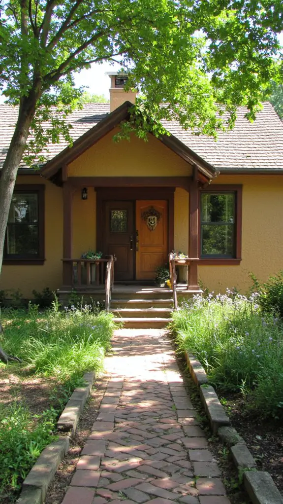 warm earthy tones blend