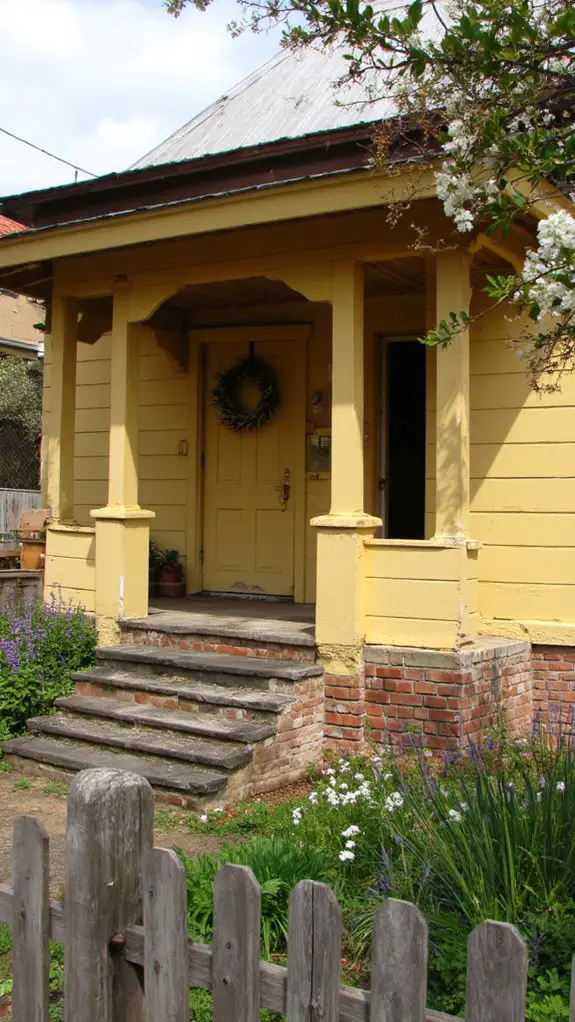 warm earthy yellow retreat