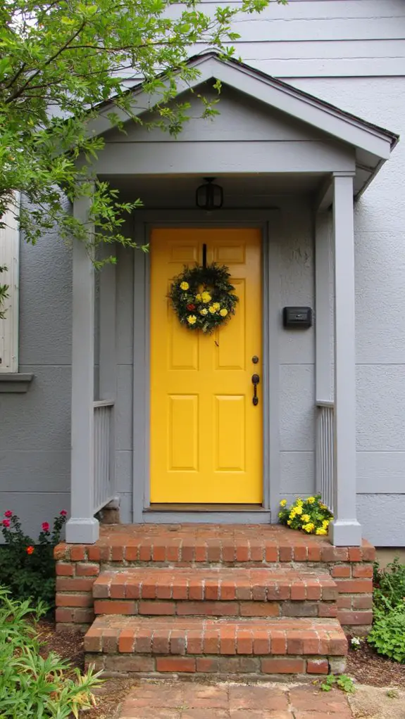 warm goldenrod door charm