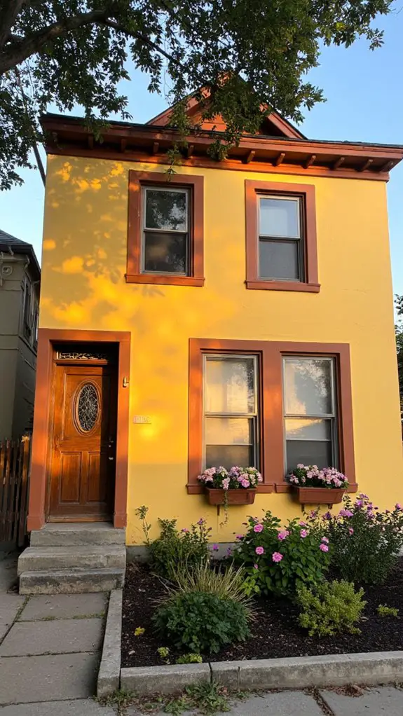 warm inviting color combination