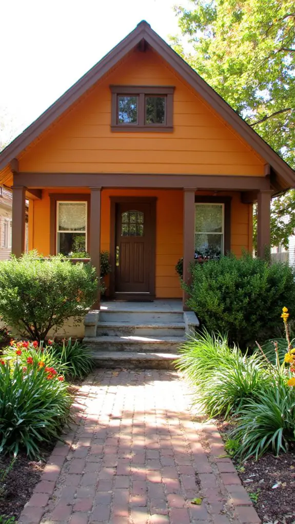 warm inviting color palette