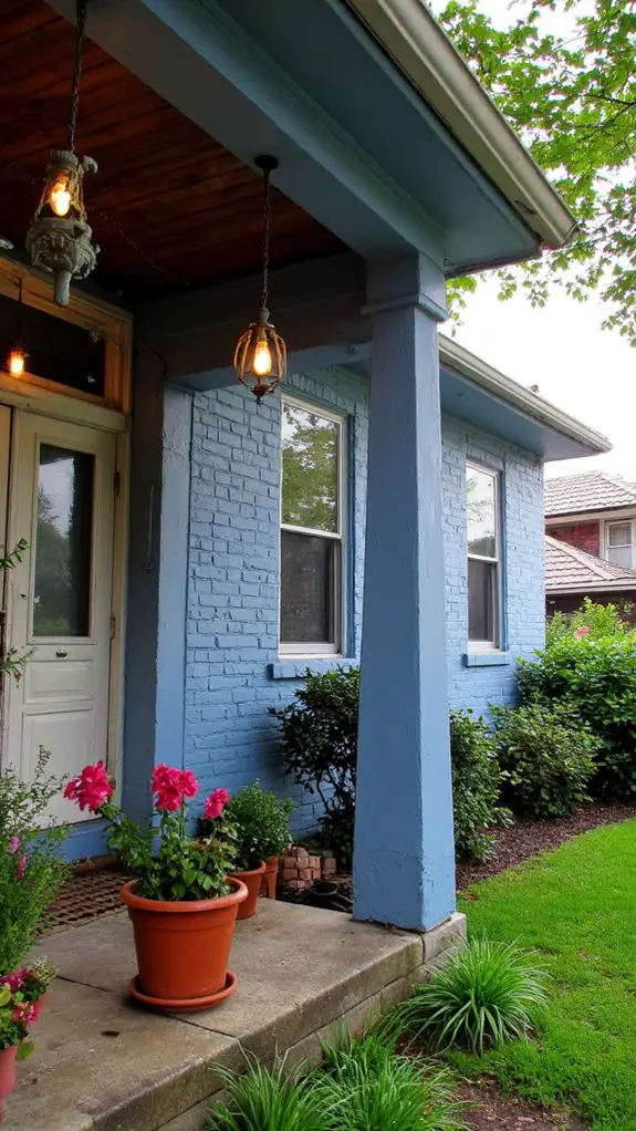 warm inviting hanging lights