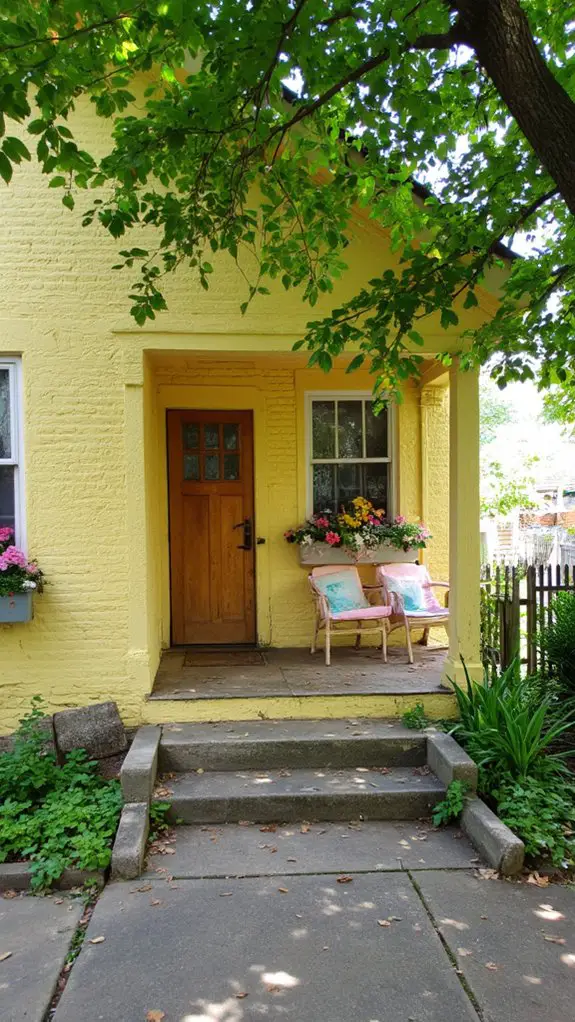 warm inviting home exterior