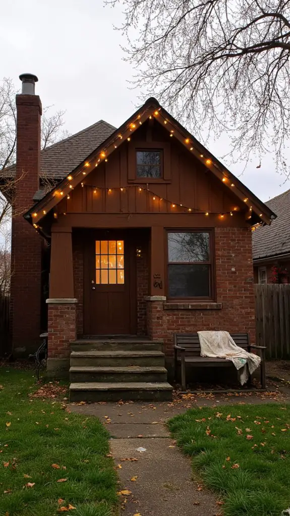 warm inviting outdoor ambiance