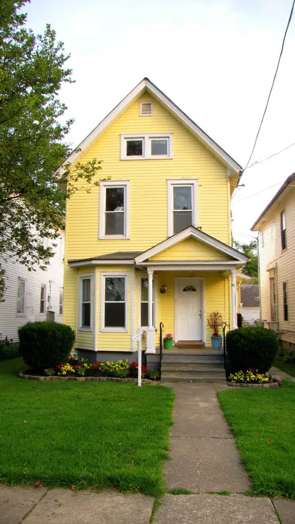 warm inviting pastel yellow