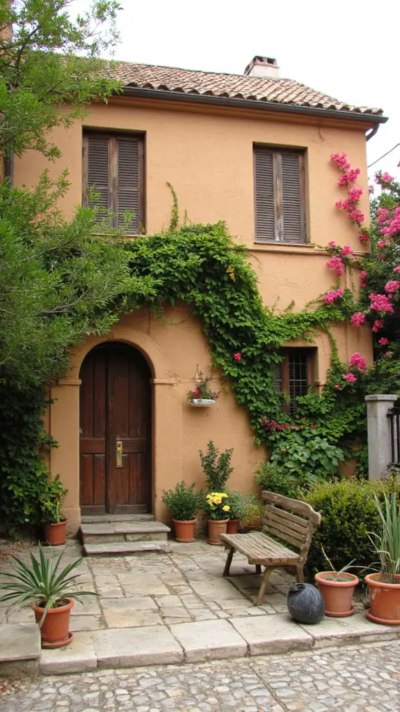warm mediterranean home aesthetic