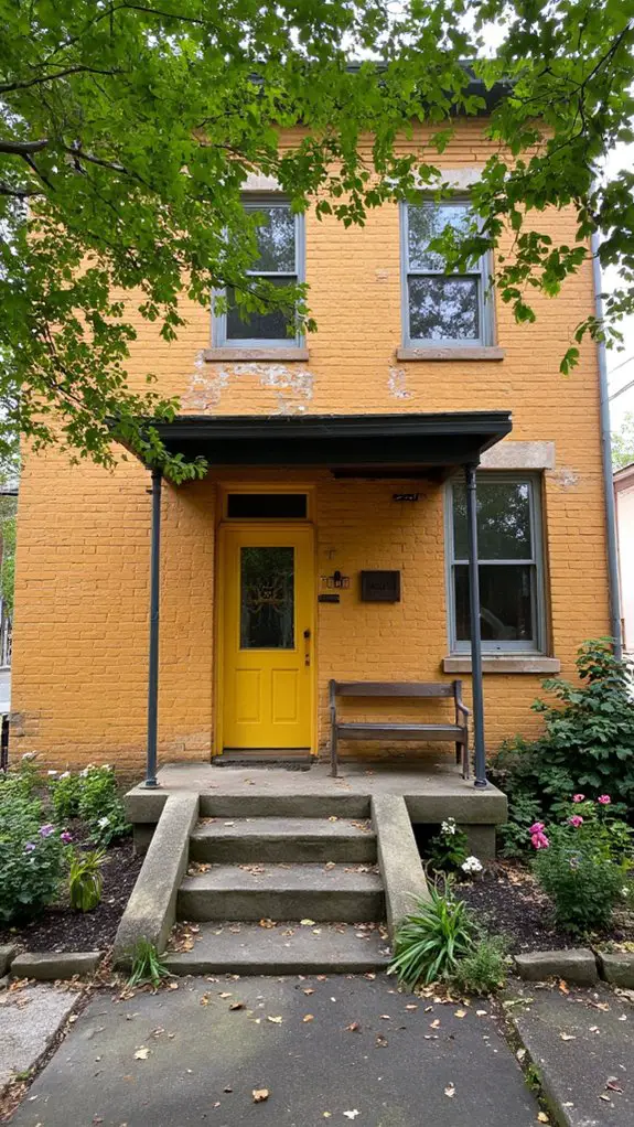 warm minimalist brick design