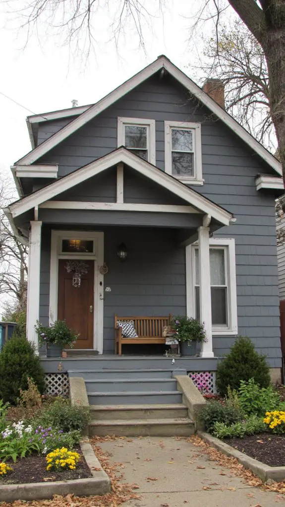 warm modern exterior color